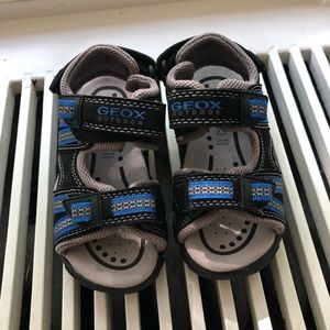 New never worn geox sandals size 8.5 child/toddler